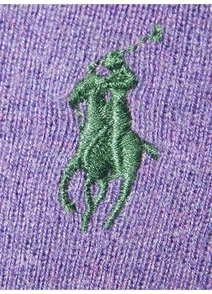 Сезонный sale! хлопковый свитер с v-образным вырезом polo ralph lauren8 фото