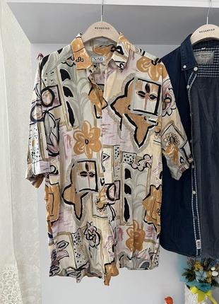 Шелковая рубашка zara