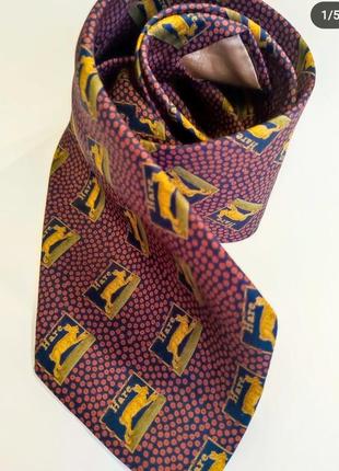 Шовковий галстук в стилі massimo dutti1 фото