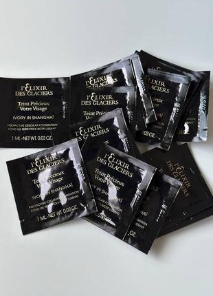 Тональний крем valmont l'elixir des glaciers teint precieux foundation пробники по 1мл