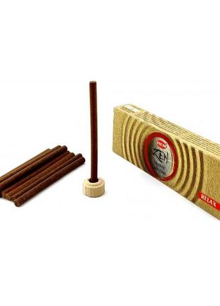 Благовоние безосновное zen relax dhoop аромапалочки релакс 34675