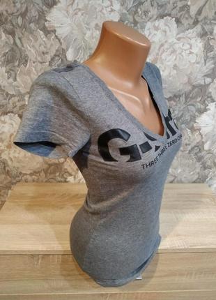 G-star raw женская футболка серого цвета логотип размер xs2 фото