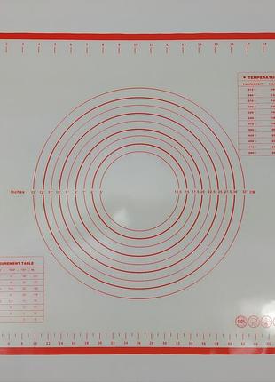 Силіконовий килимок для розкачування тіста 60 см * 50 см