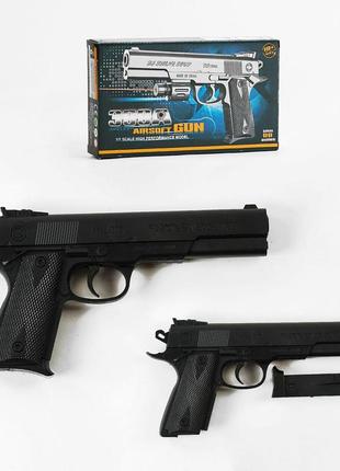 Игрушечный пистолет игрушка стреляет пульками, в коробке (399 a-1)