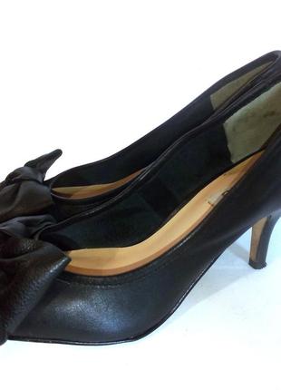 👠👠👠 стильные кожаные туфли на шпильке от бренда dune, р.36 код t36505 фото