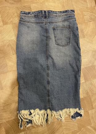 Zara джинсовая юбка2 фото