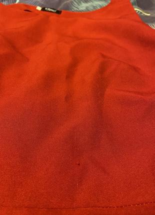 Роскошное платье красного цвета р.xs-s8 фото