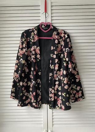 Легкий летний пиджак жакет кимоно miss selfridge