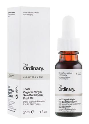 Органическое масло облепихи
the ordinary organic virgin sea-buckthorn fruit oil