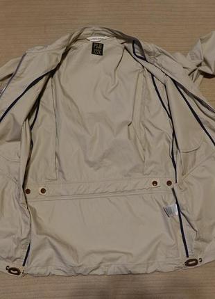 Легка бавовняна безпідкладкова куртка кольору топленого молока paul smith jeans-англія xl.6 фото