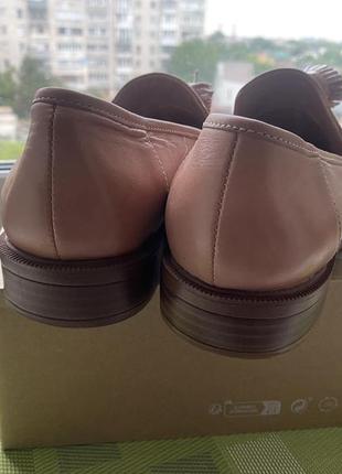 Лоферы clark's 38 размер 24,5 см стелька