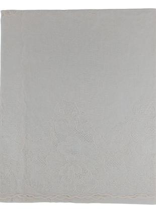 Ажурна скатертина водонепроникна cotton joy 90 х 90 см, клейонка грязевідштовхувальна3 фото