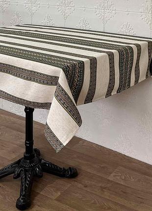 Скатертина єдельвика 120х140 445-21/00 льон бежева