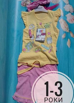 Модний комплект на літо для дівчинки