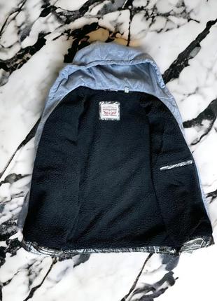 Xxl 44 52 levis sherpa шерпа куртка бомбер 2хл 2 xl левис мужская6 фото