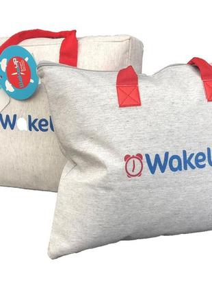 Одеяло wake up smart микроплюш 95-145 см белое