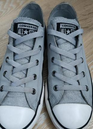 Кожаные кеды converse 36 р.2 фото