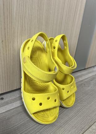 Crocs дитячі сандалі, босоніжки , шльопки .