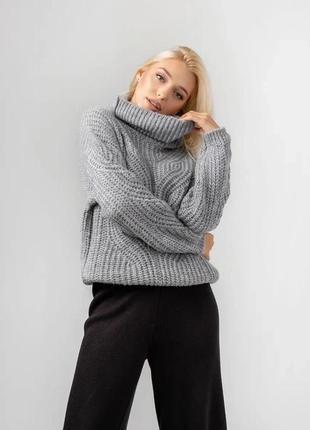 Шикарний жіночий светр з вовни з мохером7 фото