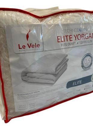 Одеяло le vele elite white нанофайбер 155-215 см белое3 фото