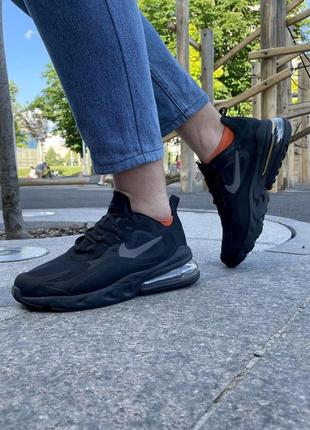 Кроссовки nike air max 270 react (черные) 7