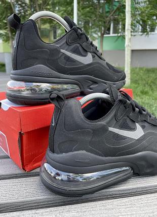 Кроссовки nike air max 270 react (черные) 2