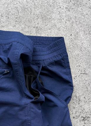 Nike men's vintage blue shorts embroidered logo винтажные шорты3 фото