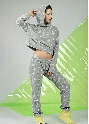 Женский домашний костюм hays размер s серый