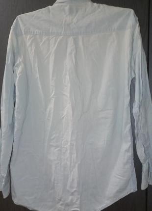 Джинсовая рубашка m&amp;s, размер s.2 фото