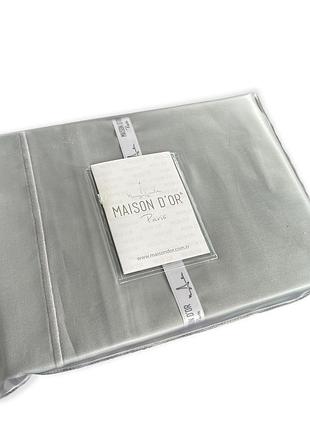 Наволочки maison d'or pillow case grey сатин 50-70 см* 2шт сірі