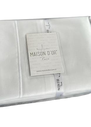 Наволочки maison d'or pillow case cream сатин 50-70 см* 2шт кремові