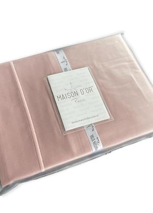 Наволочки maison d'or pillow case rose сатин 50-70 см* 2шт рожеві
