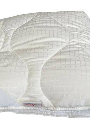 Одеяло le vele jakkard square нанофайбер 155-215 см белое4 фото