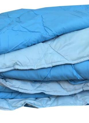 Одеяло dophia double blue нанофайбер 215-155 см*2 шт синее