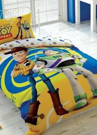 Комплект постільної білизни tac disney toy story 4 ранфорс 160-220 см різнокольорове