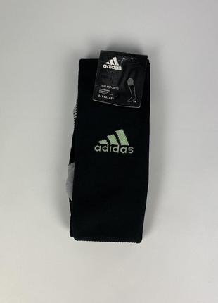 Футбольные гетры adidas adi sock 18 santos носки оригинал размер 40 41 42 черные и белые2 фото