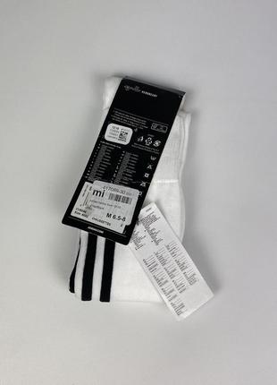 Футбольные гетры adidas adi sock 18 santos носки оригинал размер 40 41 42 черные и белые6 фото