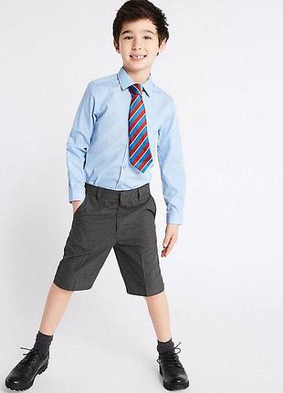 Школьные темно-серые шорты мальчику f&f