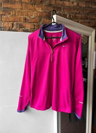 Nike dri-fit women’s 1/4 zip long sleeve top sweatshirt жіноча, спортивна кофта
