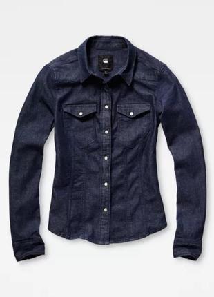 Джинсовая рубашка g-star raw tacoma slim shirt