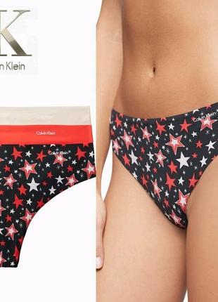 Бесшовные трусики стринги calvin klein