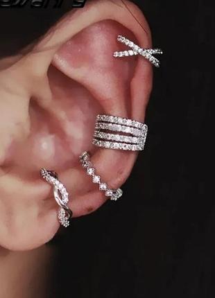 Каффы кафф серебро 925 проба