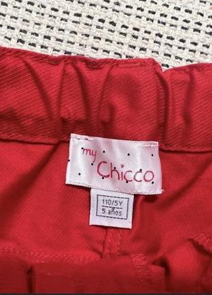 Нові шорти для дівчинки chicco 110 116, 5 років3 фото