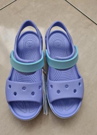 Детские босоножки crocs crocband, 100% оригинал9 фото