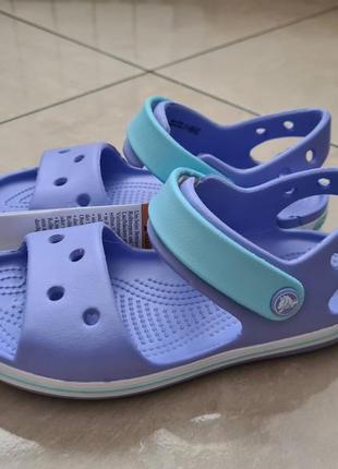 Детские босоножки crocs crocband, 100% оригинал10 фото