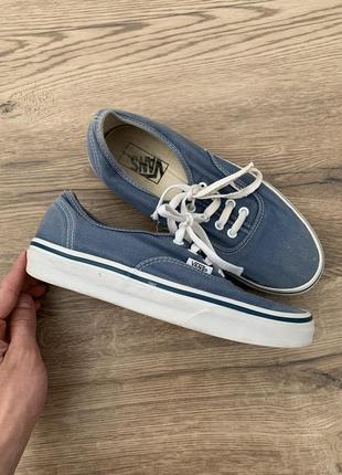 Синие легкие кеды vans оригинал