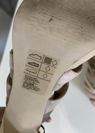 Босоножки на каблуке h&amp;m летние туфли 36 размер6 фото