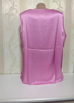 Жемчужно розовая блуза.2 фото