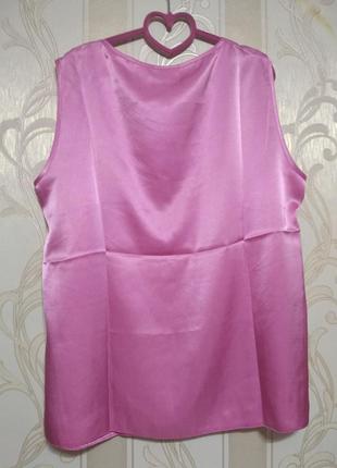Жемчужно розовая блуза.4 фото