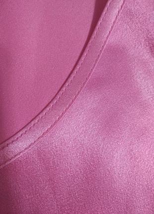Жемчужно розовая блуза.5 фото